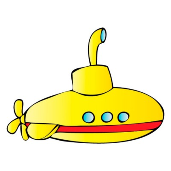 clipart yellow submarine - photo #3
