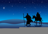 Journey To Bethlehem Clipart Image