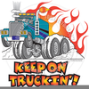 Free Trucking Clipart Image