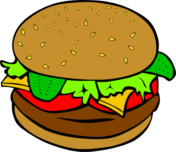 Hamburger Clip Art at  - vector clip art online, royalty free &  public domain