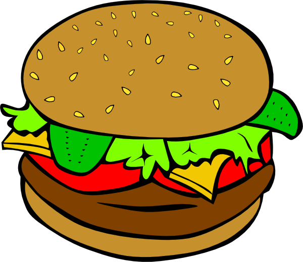 free clipart hot dogs hamburgers - photo #35