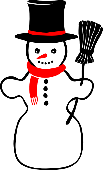 clipart of a snowman - photo #38