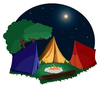 Gone Camping Clipart Image