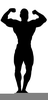 Female Body Building Clipart Image