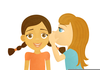 Clipart Child Whispering Image