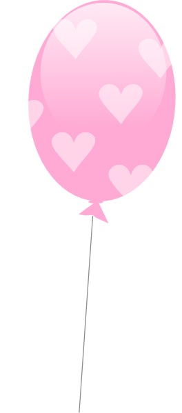 pink balloon clip art free - photo #22