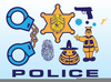 Free Police Badges Clipart Image