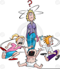 Free Frazzled Mother Clipart Image