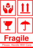 Fregile Red Soft Clip Art