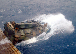 Aav Launches From The Well Deck Image