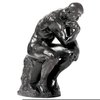 Rodin Thinker Clipart Image