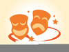 Comedy Drama Masks Free Clipart Image