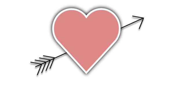 clip art heart with an arrow - photo #17