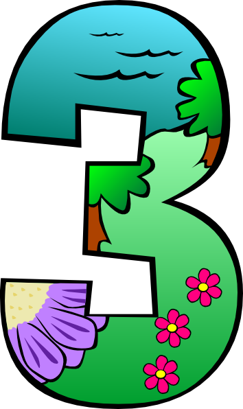 free cartoon numbers clipart - photo #27