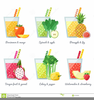 Smoothies Clipart Image