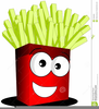Cheese French Fries Clipart Image