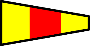 International Maritime Signal Flag 0 Clip Art