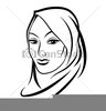 Free Muslim Woman Clipart Image