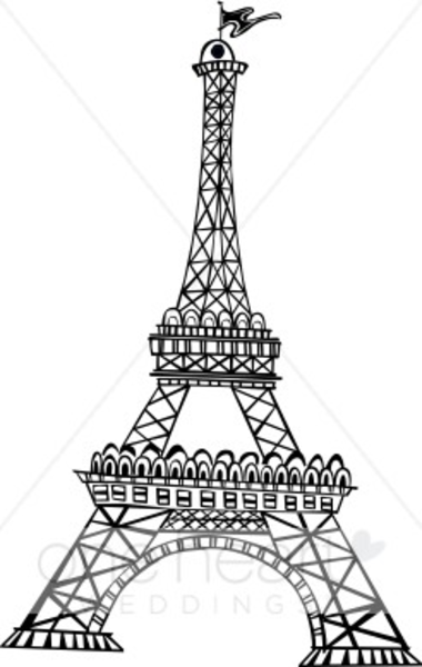 eiffel tower clip art free vector - photo #50