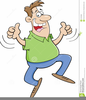 Man Jumping For Joy Clipart Image