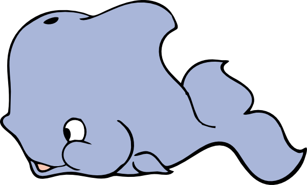 blue whale clip art. Cute Whale clip art