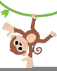 Cute Monkeys Clipart Image