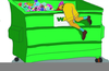 Clipart Garbage Dumpster Image