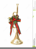 Christmas Trumpet Clipart Image