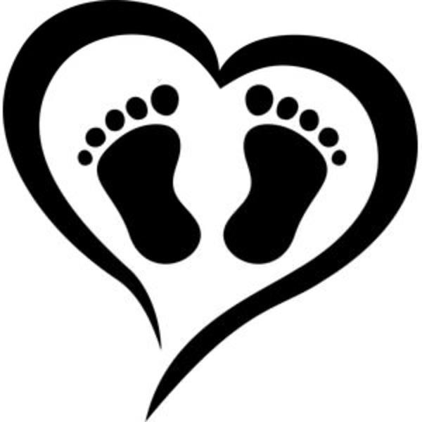 new baby feet clipart  free images at clker  vector