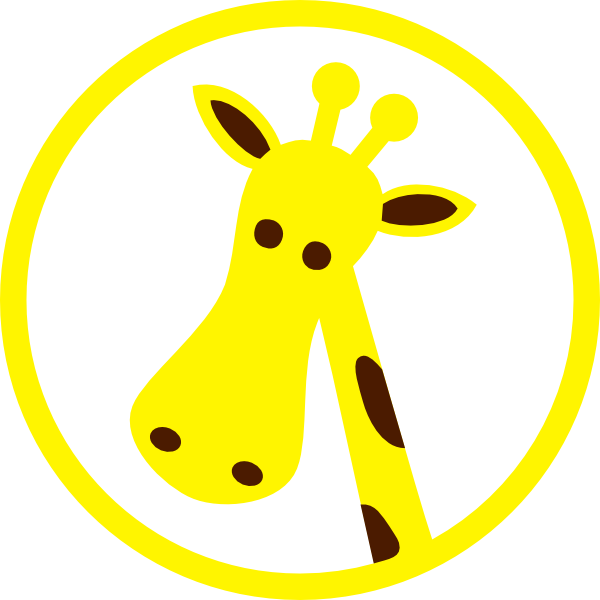 yellow giraffe clipart - photo #21
