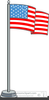 Free Clipart Flagpole Image