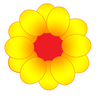 Free Yellow Flower Clipart Image