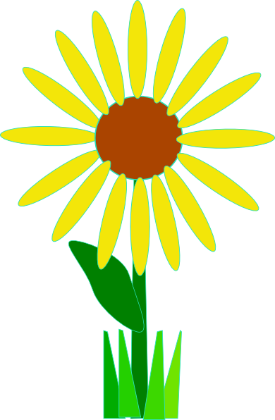 free clip art single flower - photo #40