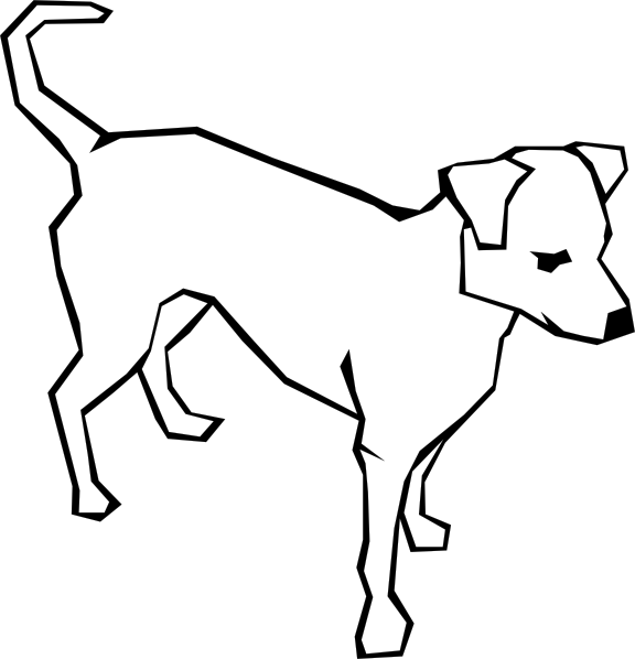 quick and easy dog coloring pages - photo #7
