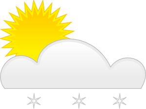 Sun Snow Clip Art
