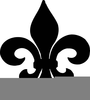 Fleur De Lie Clipart Image