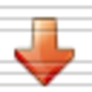 Arrow2 Down Red Image