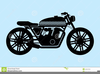 Vector Motorcycle Clipart Image