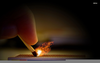 Lighting A Matchstick Image