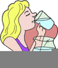 Thirsty Person Clipart Image