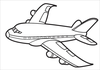 Printable Paper Airplane Clipart Image
