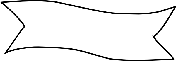 clipart ribbon banner outline - photo #16