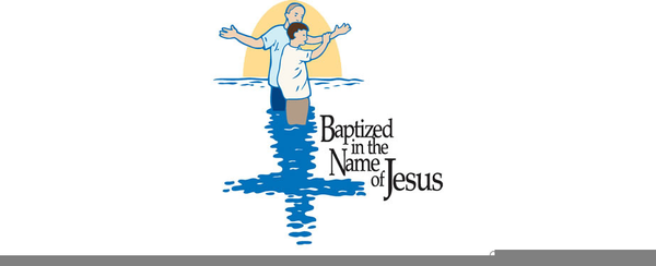 jesus baptism clipart