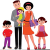 Free Military Family Clipart Image