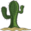 Cartoon Cactus Smu Image