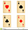 Aces Playing Cards Clipart Image
