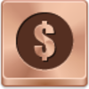 Dollar Coin Icon Image