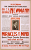 In Person The Eminent Psychologist, Dr. C.a. George Newmann Presenting America S Most Unusual Entertainment Miracles Of The Mind ....  Image