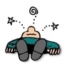 Dizzy Girl Clipart Image