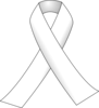 White Ribbon 3 Clip Art